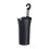 Car Umbrella Storage Bucket Black Plastic Foldable with Hook 1
