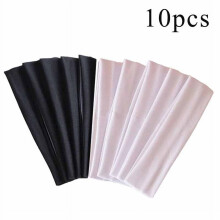 Élastiques à cheveux pour femmes, couleur unie, lot de 10.