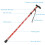 Walking Stick Adjustable Height Folding Lightweight Durable 4
