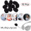 Mini-microphone avec bonnette anti-vent en mousse noire (lot de 10) 4