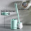 Set di scopino per WC con manico lungo e base (1 pezzo) 1