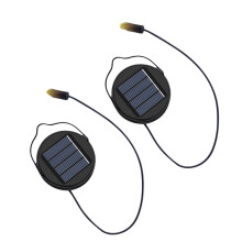 2Pack 600Mah Solar Lights Replacement Top for Outdoor Lantern Lights Waterproof for Garden, Yard,DIY Birthday Gifts