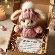 Mini bunny plush rabbit decorative stuffed animal 1 piece