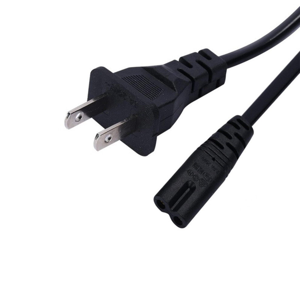 Tv Power Cord 59 Inch 2-Prong Ac Wall Plug 971050319216