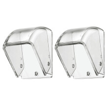 Waterproof Doorbell Cover Transparent 2 pcs