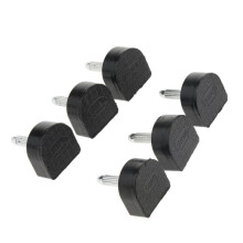 Shoe Heel Tips Protection Taps Replacement Black 3 Pairs