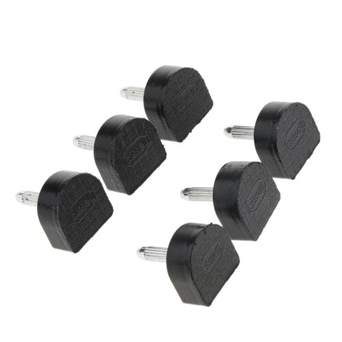 Shoe Heel Tips Protection Taps Replacement Black 3 Pairs