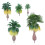 Rainforest Miniature Trees Set – 15 Pieces for Dioramas 1