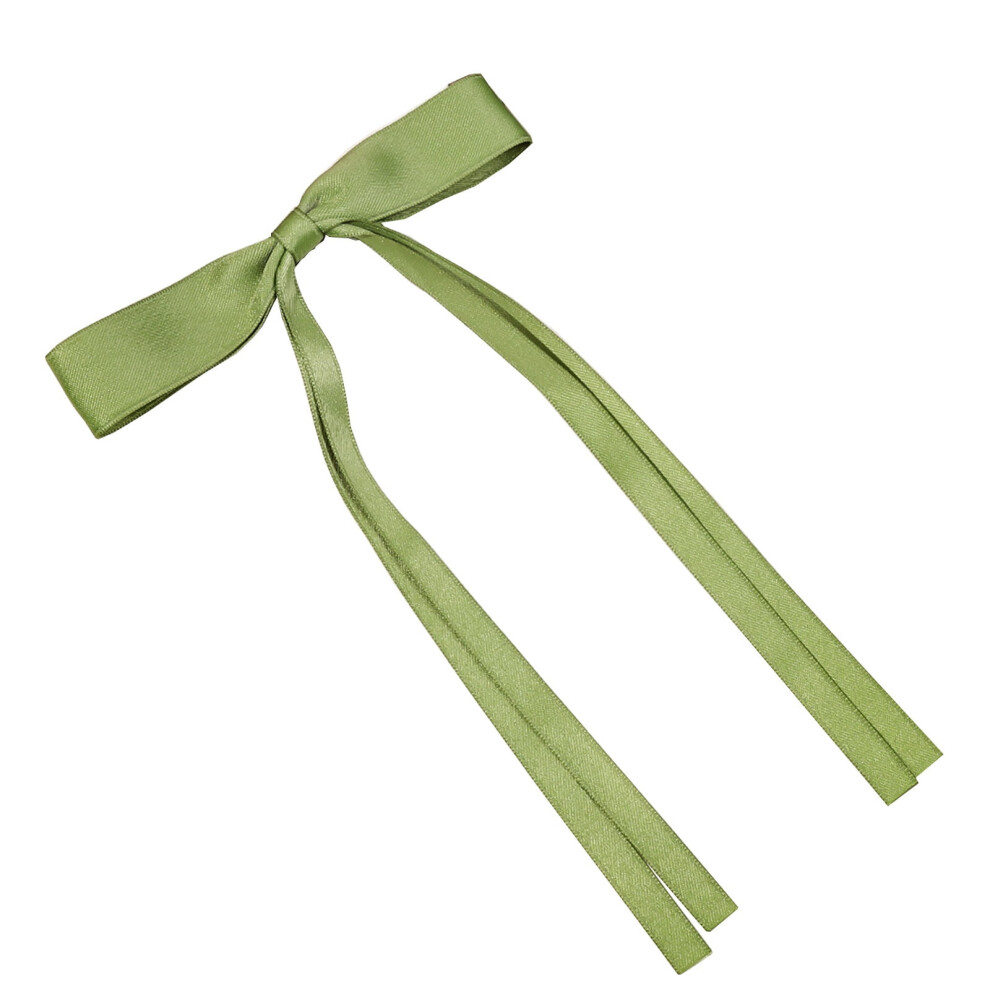 Hair Clip for Women with Tassel Ribbon Bow