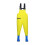 Kids Chest Waders Waterproof Unisex Rain Boots Yellow Size 2