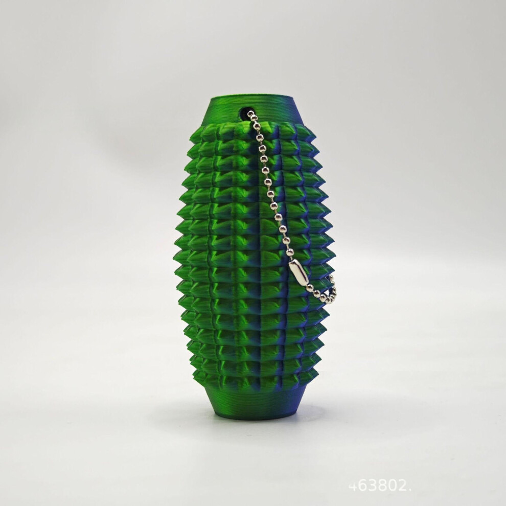 Deep Green Fidget Massager with Stress-Relieving Spikes 8