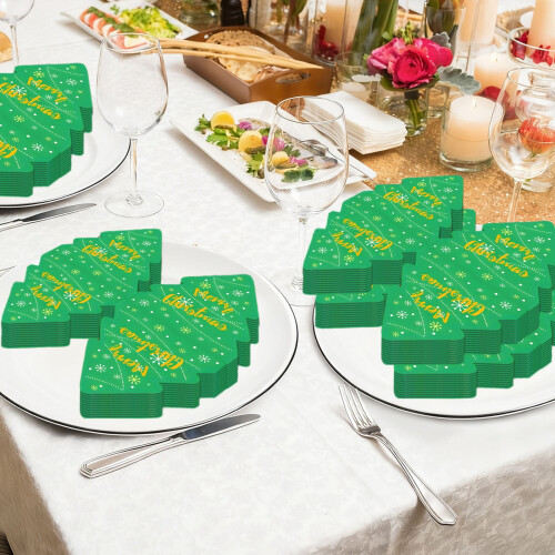 Weihnachtspapierservietten, Einweg, 20 Stück 2