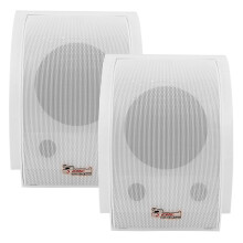 Stereo Outdoor Wall Speakers 100W Waterproof Passive Pair