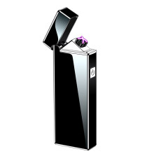 Electric Lighter Rechargeable, Arc Plasma Lighter, Windproof Electronic Lighters, Pocket Lighters Indication for Candles, Camping