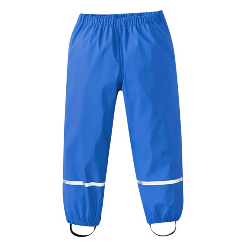 Kids Waterproof Dungarees Breathable Rain Pants