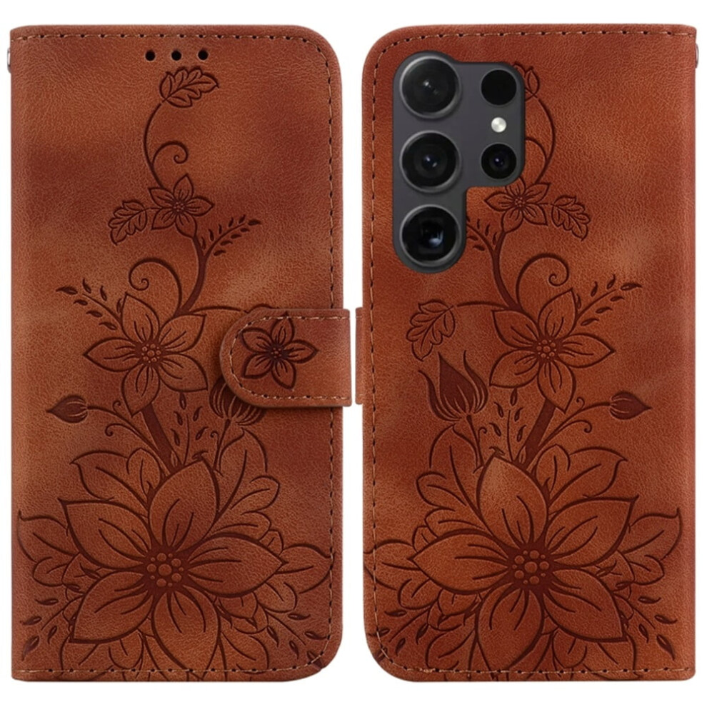 Lily Pu Leather Flip Wallet Case For Samsung Galaxy S25 908436817264