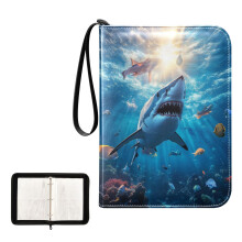 Trading Card Album 400 Pockets 4-Pocket Binder 50 Sheets