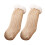 Toddler Winter Socks Warm Grip Khaki 6-Pack 1