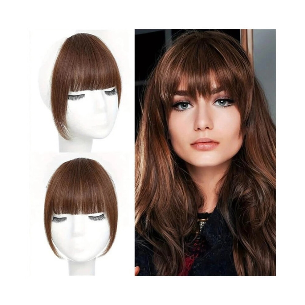Synthetic Hair Bangs Clip-in Extension with Sideburns