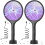 Electric Fly Swatter 4000V Rechargeable Dual-Mode 1