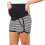 Maternity Shorts Full Panel Workout Shorts Double Layer Drawstring Waist 1