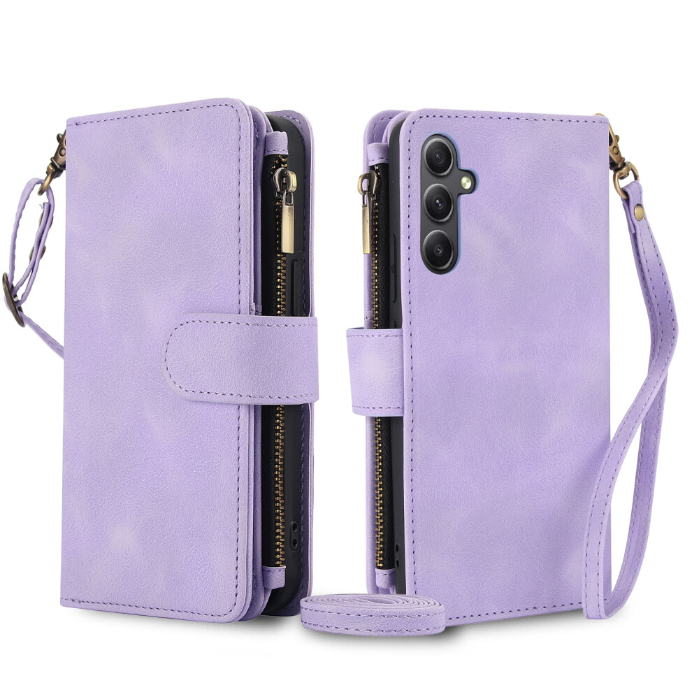 Crossbody Case For Samsung Galaxy A16 5G Â Pu Purple 971050690315