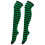 Women's Christmas striped knee socks, 1 pair 1