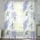 Sheer Curtains Hydrangea Watercolor 52x63 in 2 Panels 1