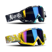 Motorcycle Goggles with Adjustable Elastic Band and