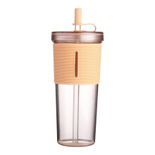 24oz Straw Water Cup with Cover Leakproof Beverage Container for Outdoor Use Practical and Durable Cold Drink Bottle for Travel and Sports