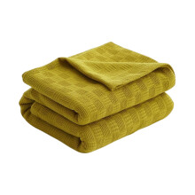 Knitted Gauze Blanket Soft Microfiber 39.3x59.05 in