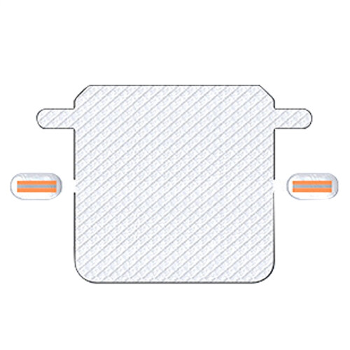 Reflective windshield sun shade for heat and UV protection