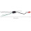 RCA to Speaker Wire Adapter Cable for Subwoofer Line Out 6