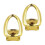 Hip Hop Grill Plated Single Tooth Upper Lower 2 Pcs 1