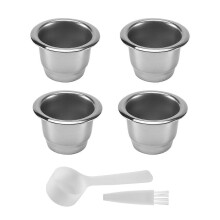 Nespresso-Compatible Stainless Steel Reusable Coffee Capsule