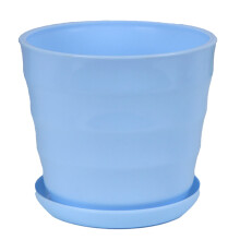 Plastic flower pots for succulents with drainage 2 sizes