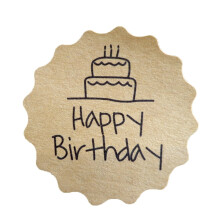 Happy Birthday Stickers Decorative 120 Pcs