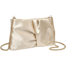 Women's satin clutch purse for evening wedding party