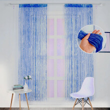 Xoxingysm Silver String Curtain for Wedding and Home