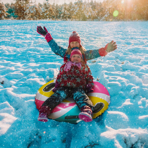 Inflatable Snow Tube Sled Heavy Duty 1 Pack
