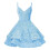 Women's Evening Dress with Suspender and Sequins 1
