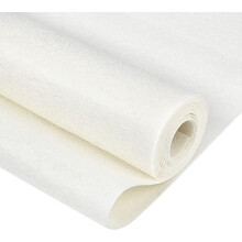 Beige Nonwoven Felt Fabric Sheet 10 ft x 15.75 in 0.9 mm
