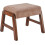 Moderion Small Footstool Solid Wood Legs 13.4 Inch 1