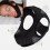 Polyamide anti-snoring chin strap black adjustable 1