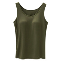 Women's Camisole Top with Built-in Padded Bra XXL