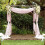 Rose Gold Chiffon Sheer Curtain Panel 5 ft x 32 ft 2