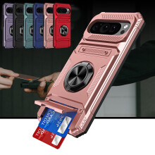 ShieldPlus Google Pixel 9 hoesje met ringhouder en