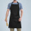 Polyester apron for kitchen and restaurant use black 1 pc 1