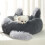 Donut Dog Bed Washable Cotton Small Pet Bed 1