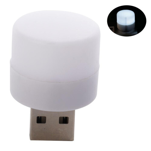 Mini veilleuse LED USB portable en ABS (1 pièce)
